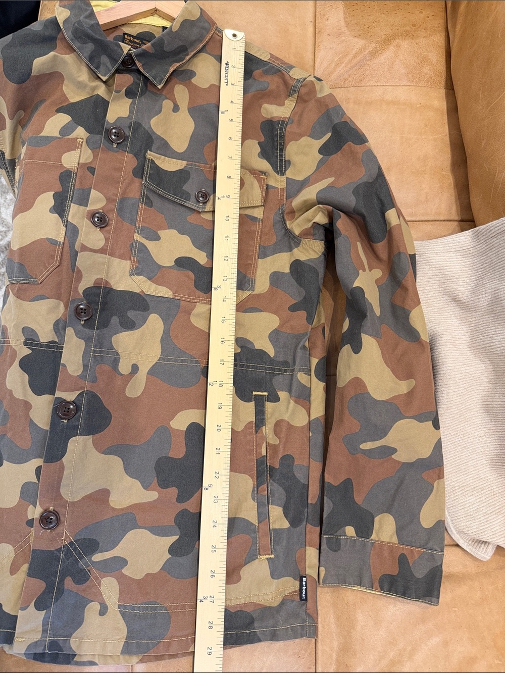 Barbour Camo Field Jacket - Brown Multi - Picture 10 of 11